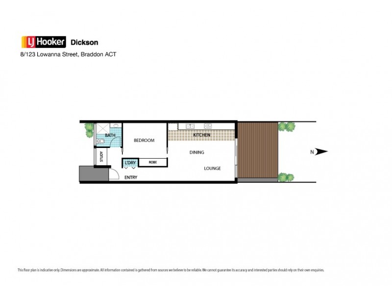 8/123 Lowanna Street, Braddon ACT 2612 Floorplan