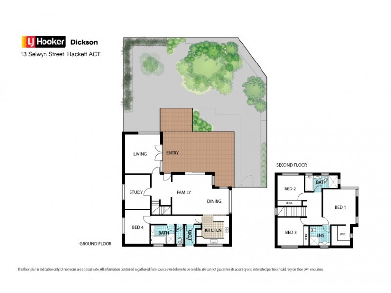 13 Selwyn Street, Hackett ACT 2602 Floorplan