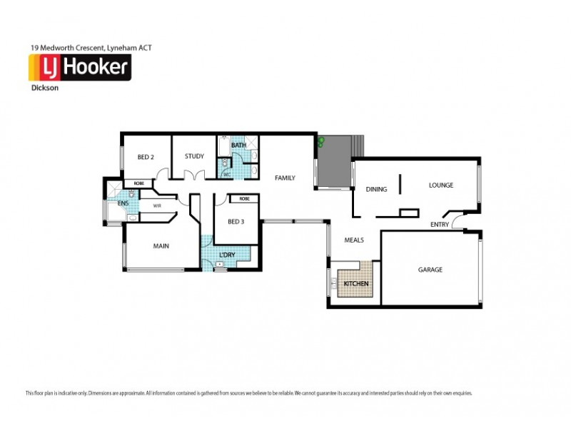 19 Medworth Crescent, Lyneham ACT 2602 Floorplan
