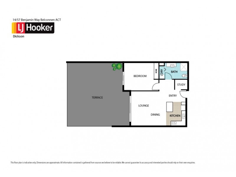 14/57 Benjamin Way, Belconnen ACT 2617 Floorplan