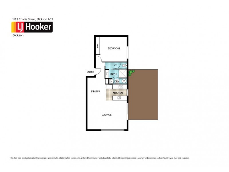 1/12 Challis Street, Dickson ACT 2602 Floorplan