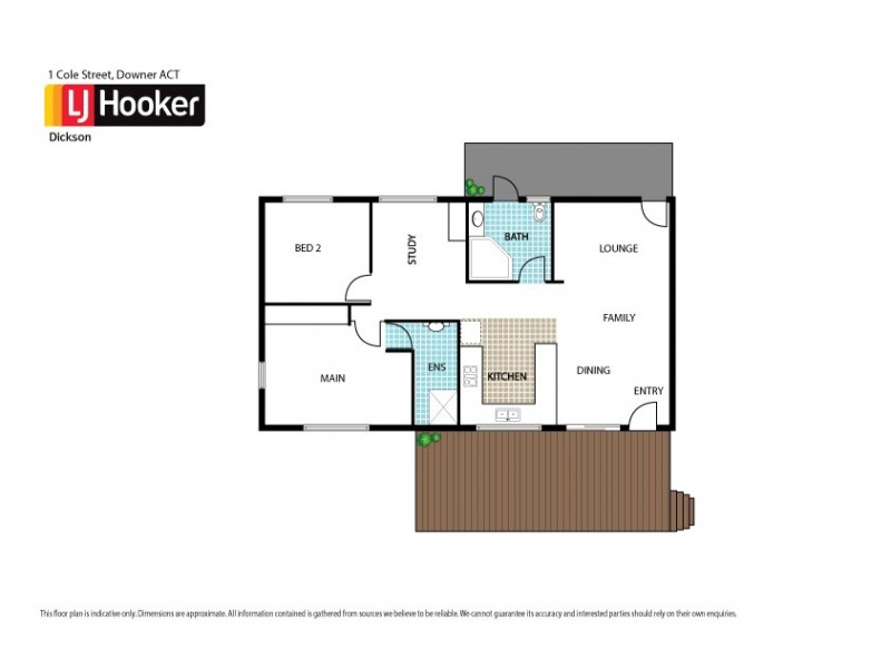 1 Cole Street, Downer ACT 2602 Floorplan