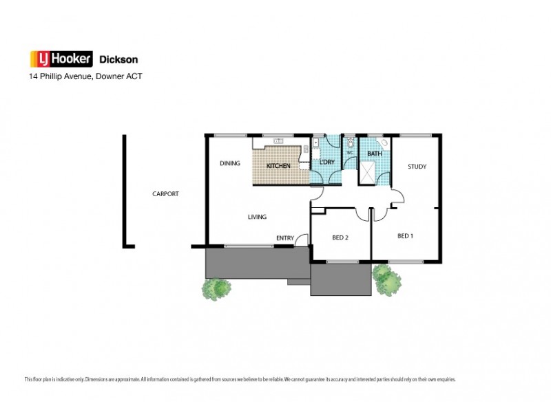 14 Phillip Avenue, Downer ACT 2602 Floorplan
