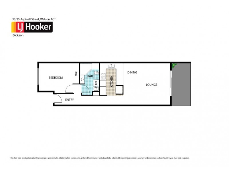 33/25 Aspinall Street, Watson ACT 2602 Floorplan