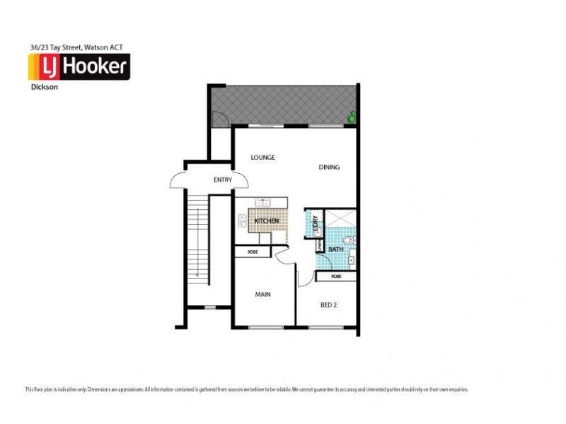 36/23 Tay Street, Watson ACT 2602 Floorplan