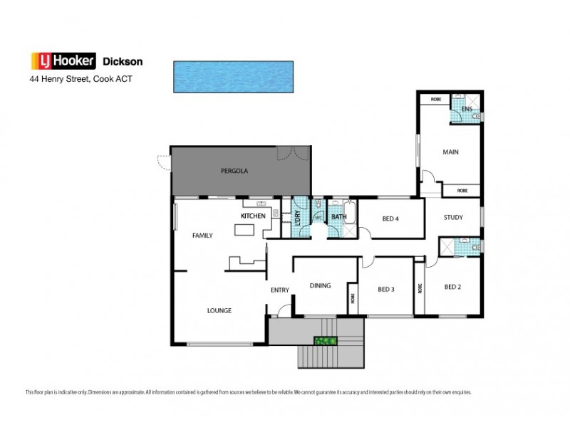 44 Henry Street, Cook ACT 2614 Floorplan
