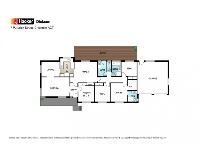 7 Purbrick Street, Chisholm ACT 2905 Floorplan