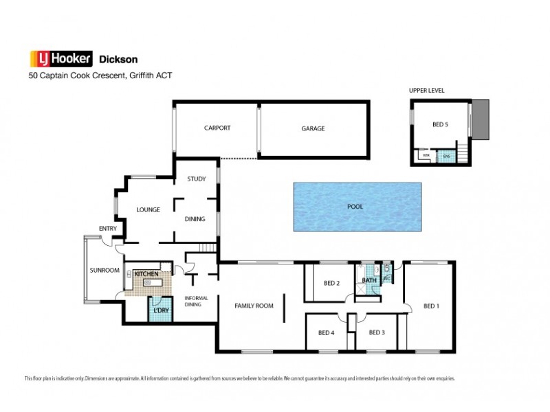 50 Captain Cook Crescent, Griffith ACT 2603 Floorplan
