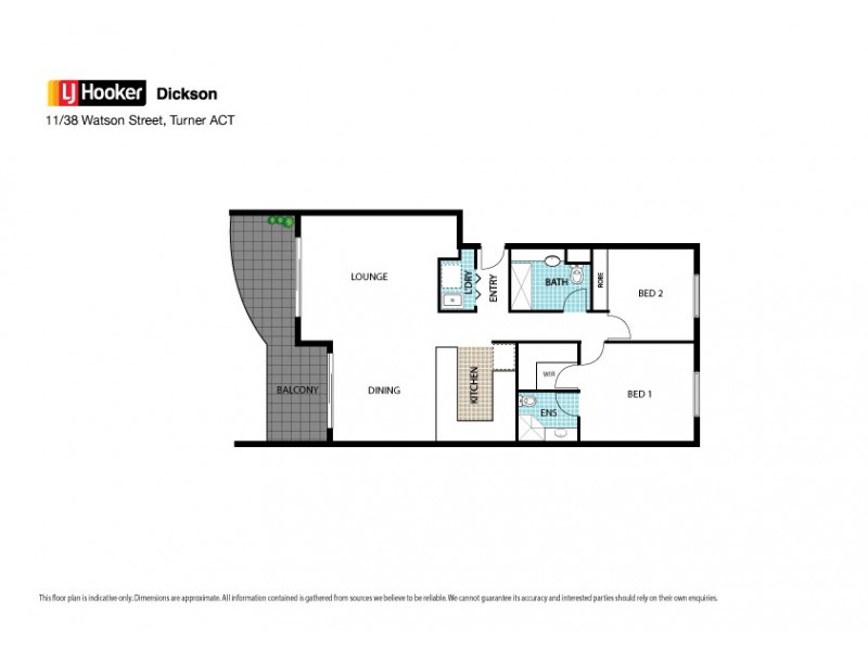 11/38 Watson Street, Turner ACT 2612 Floorplan