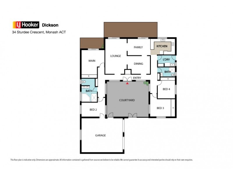 34 Sturdee Crescent, Monash ACT 2904 Floorplan