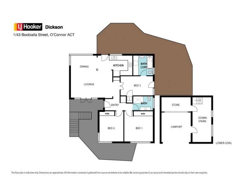 1/43 Boobialla Street, O’connor ACT 2602 Floorplan