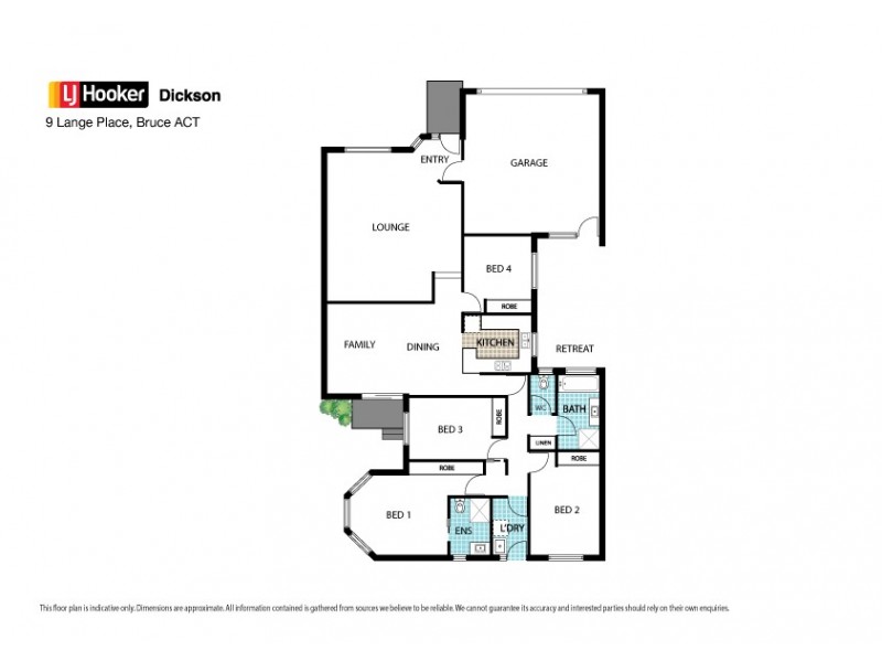 9 Lange Place, Bruce ACT 2617 Floorplan