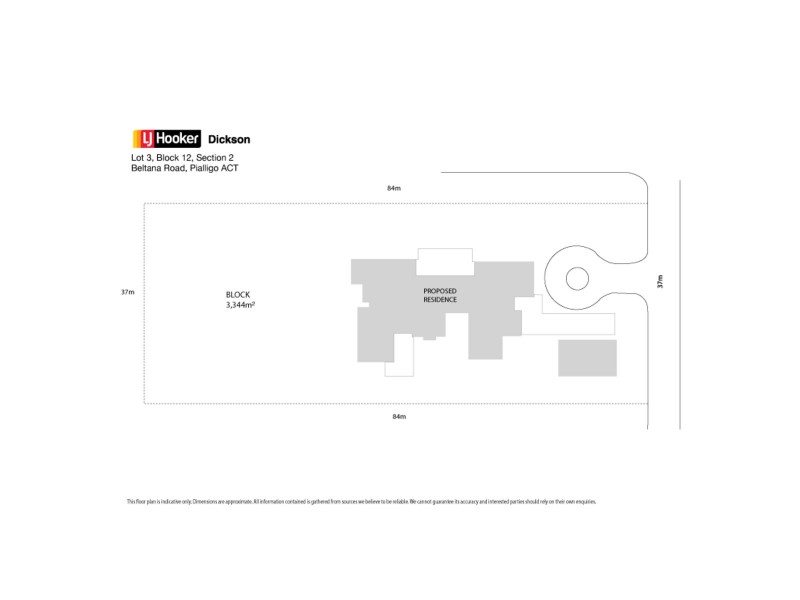 Lot 3 Block 12 Section 2 Beltana Road, Pialligo ACT 2609 Floorplan