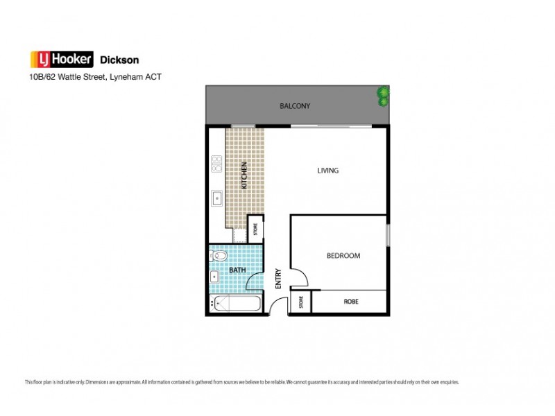 10B/62 Wattle Street, Lyneham ACT 2602 Floorplan