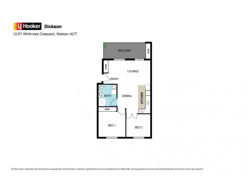 12/27 Whitmore Crescent, Watson ACT 2602 Floorplan