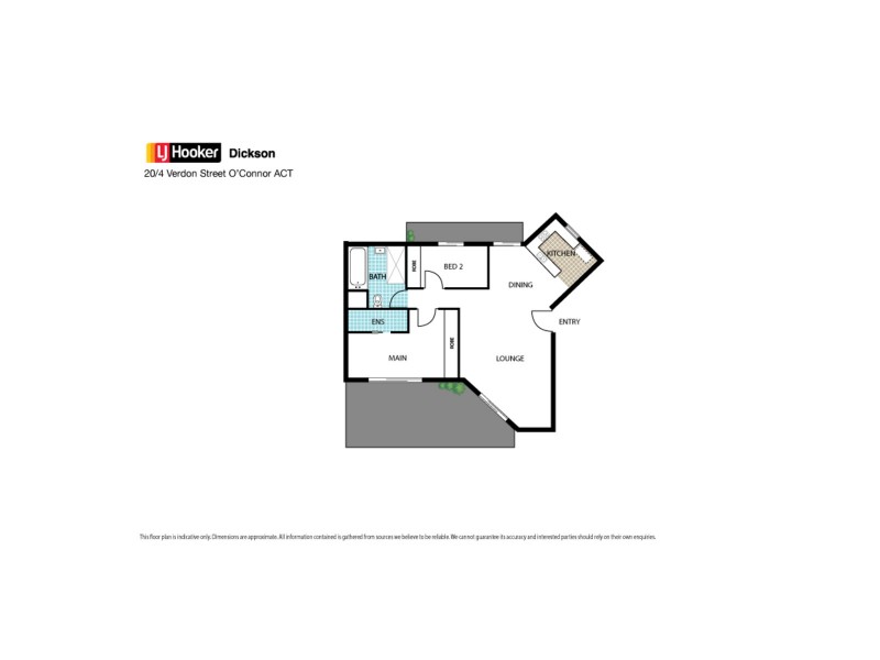 20/4 Verdon Street, O’connor ACT 2602 Floorplan