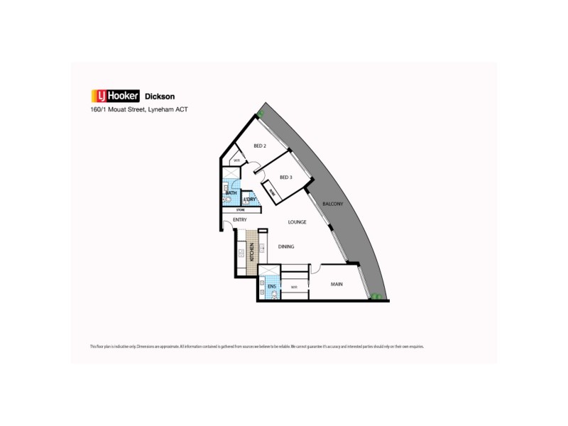 160/1 Mouat Street, Lyneham ACT 2602 Floorplan