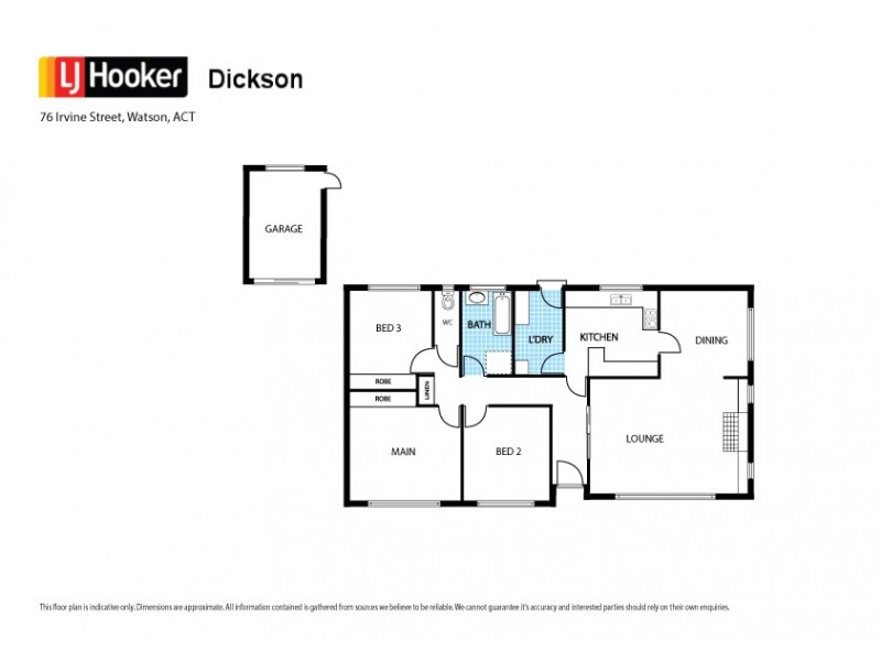 76 Irvine Street, Watson ACT 2602 Floorplan