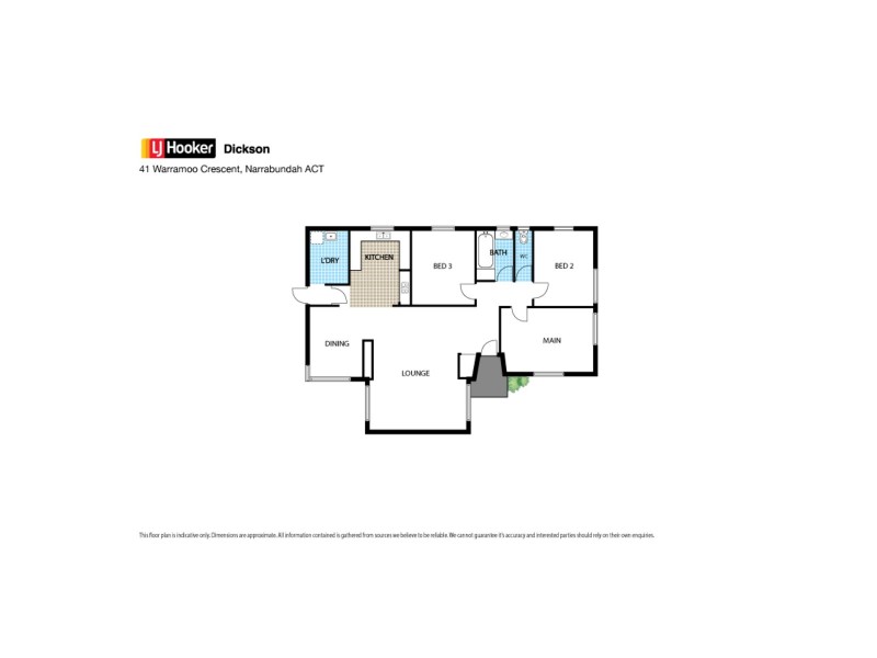 41 Warramoo Crescent, Narrabundah ACT 2604 Floorplan