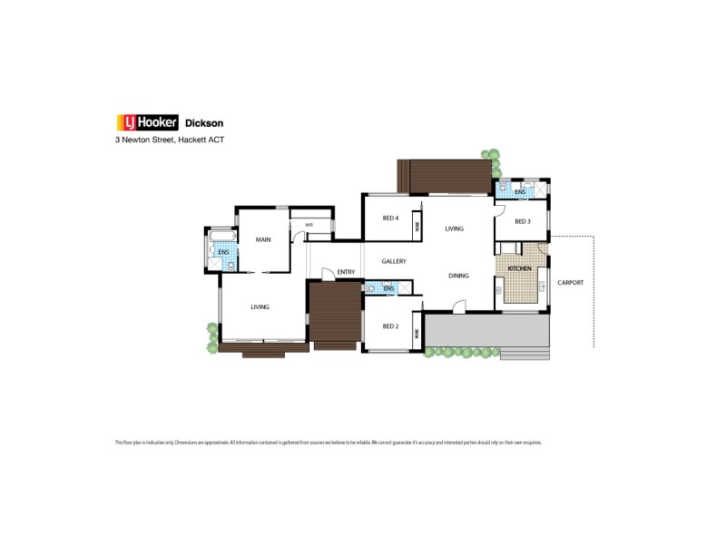 3 Newton Street, Hackett ACT 2602 Floorplan