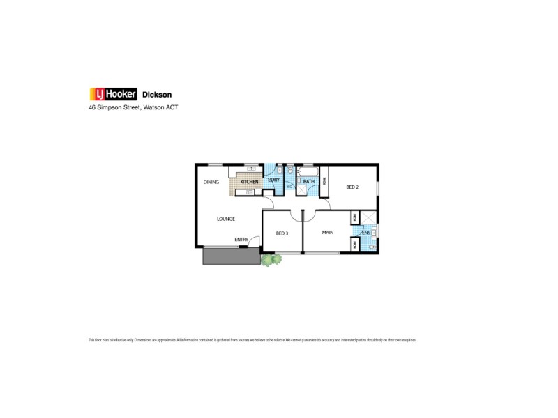 46 Simpson Street, Watson ACT 2602 Floorplan