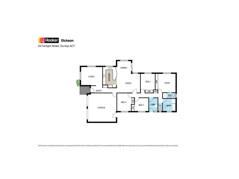 23 Fairlight Street, Dunlop ACT 2615 Floorplan