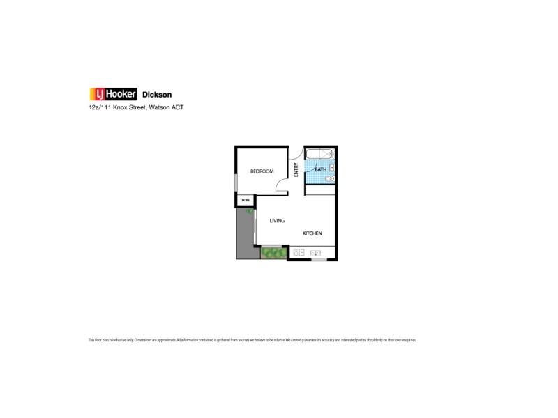 12A/111 Knox Street, Watson ACT 2602 Floorplan