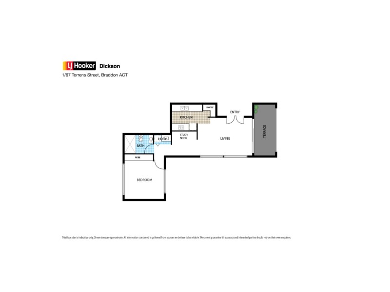 1/67 Torrens Street, Braddon ACT 2612 Floorplan