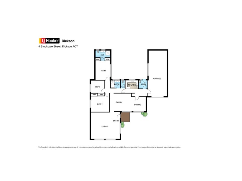 4 Stockdale Street, Dickson ACT 2602 Floorplan