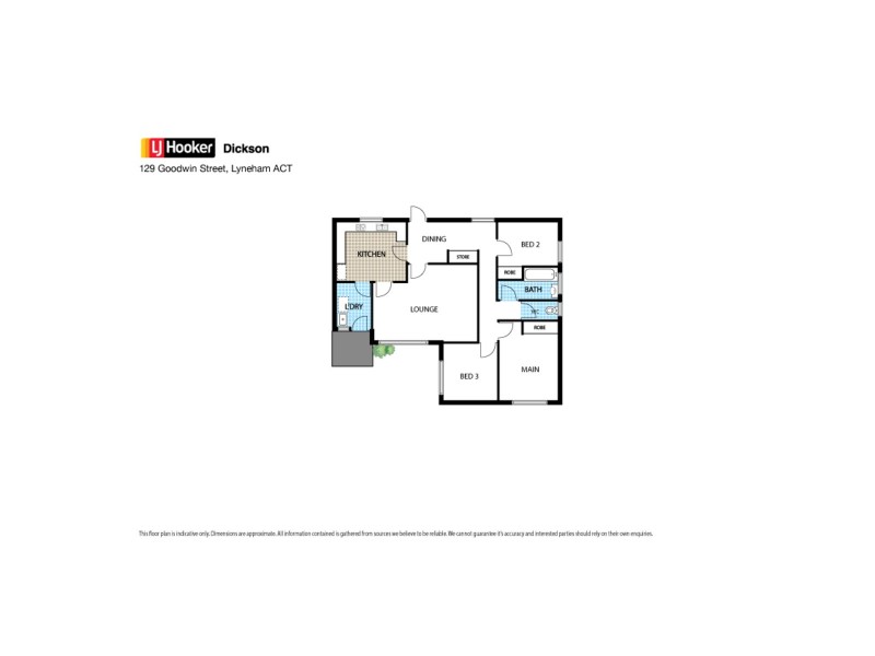 129 Goodwin Street, Lyneham ACT 2602 Floorplan