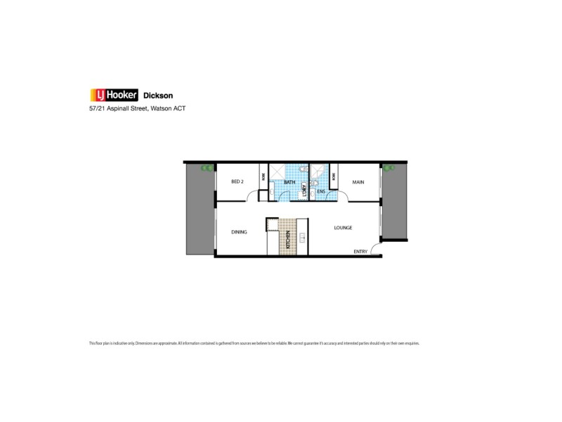 57/21 Aspinall Street, Watson ACT 2602 Floorplan