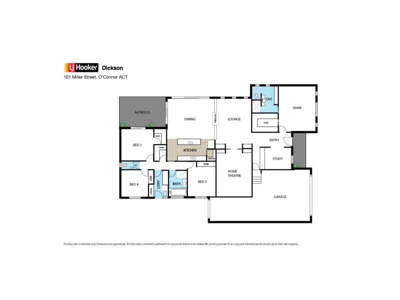 101 Miller Street, O’connor ACT 2602 Floorplan