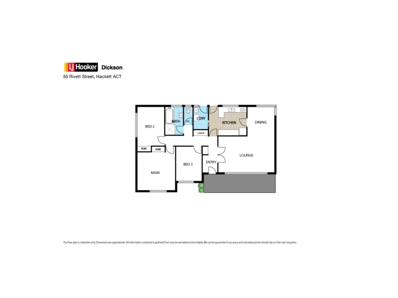55 Rivett Street, Hackett ACT 2602 Floorplan