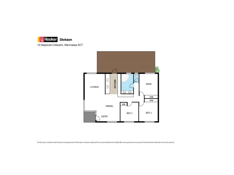 13 Degraves Crescent, Wanniassa ACT 2903 Floorplan