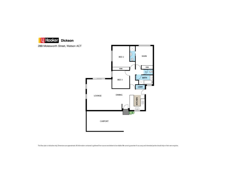 28 B Molesworth Street, Watson ACT 2602 Floorplan
