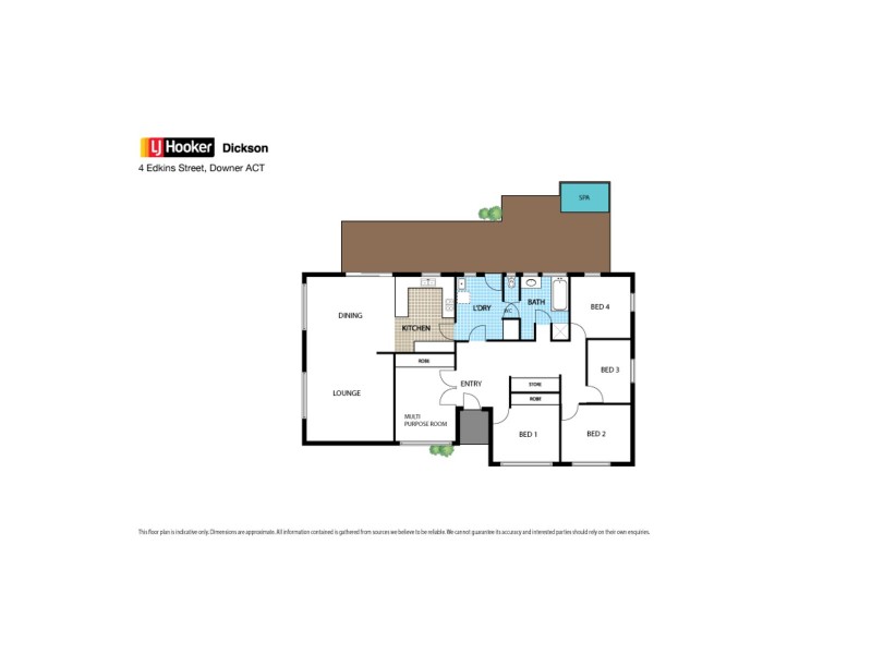 4 Edkins Street, Downer ACT 2602 Floorplan