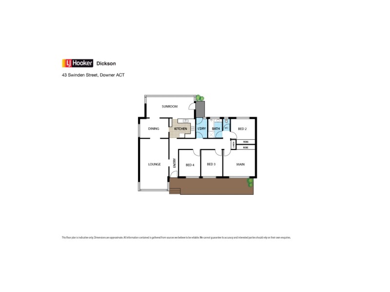 43 Swinden Street, Downer ACT 2602 Floorplan