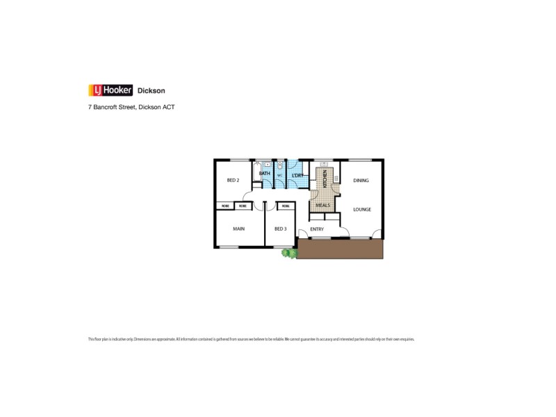 7 Bancroft Street, Dickson ACT 2602 Floorplan
