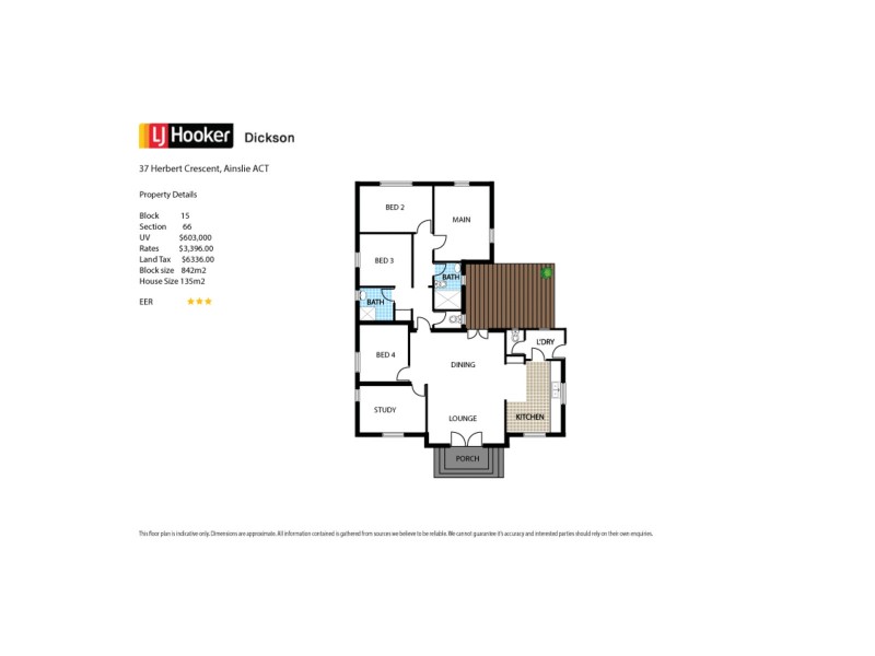 37 Herbert Crescent, Ainslie ACT 2602 Floorplan