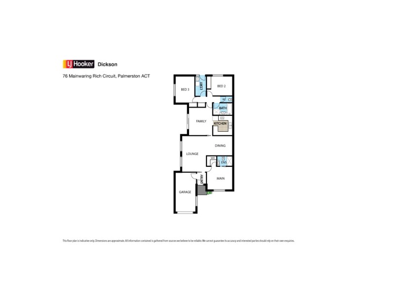 76 Mainwaring Rich Circuit, Palmerston ACT 2913 Floorplan