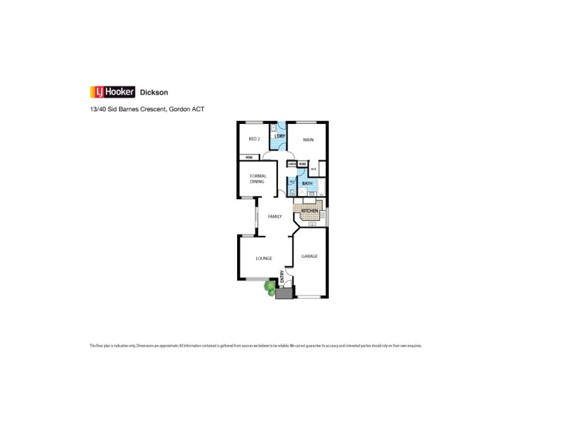 13/40 Sid Barnes Crescent, Gordon ACT 2906 Floorplan