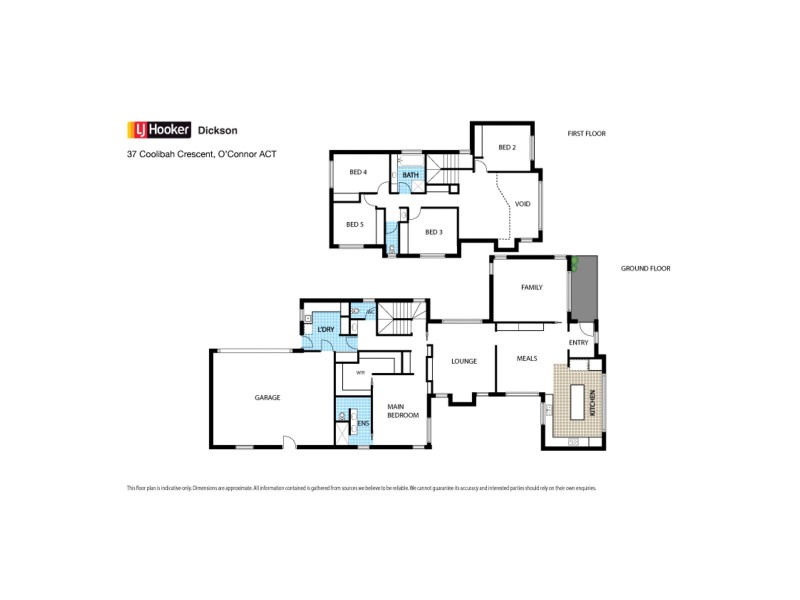 37 Coolibah Crescent, O’connor ACT 2602 Floorplan