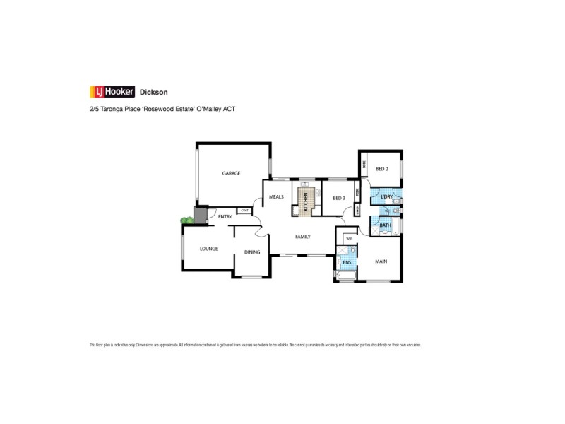 2/5 Taronga Place, O’malley ACT 2606 Floorplan