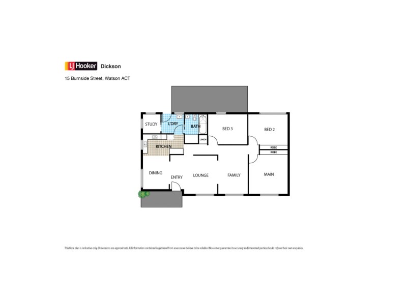 15 Burnside Street, Watson ACT 2602 Floorplan