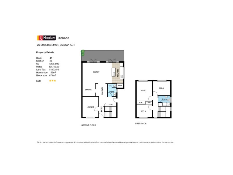26 Marsden Street, Dickson ACT 2602 Floorplan