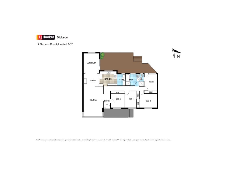 14 Brennan Street, Hackett ACT 2602 Floorplan
