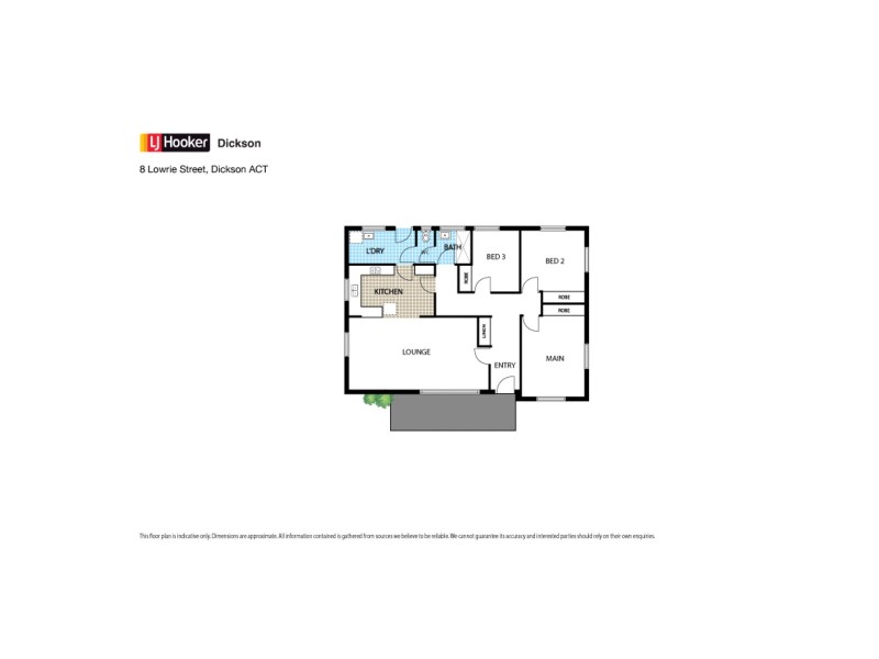 8 Lowrie Street, Dickson ACT 2602 Floorplan