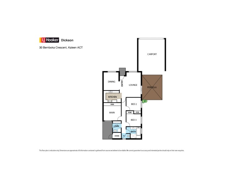 30 Bemboka Crescent, Kaleen ACT 2617 Floorplan