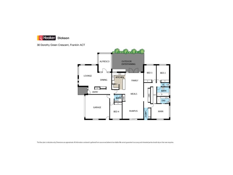 30 Dorothy Green Crescent, Franklin ACT 2913 Floorplan