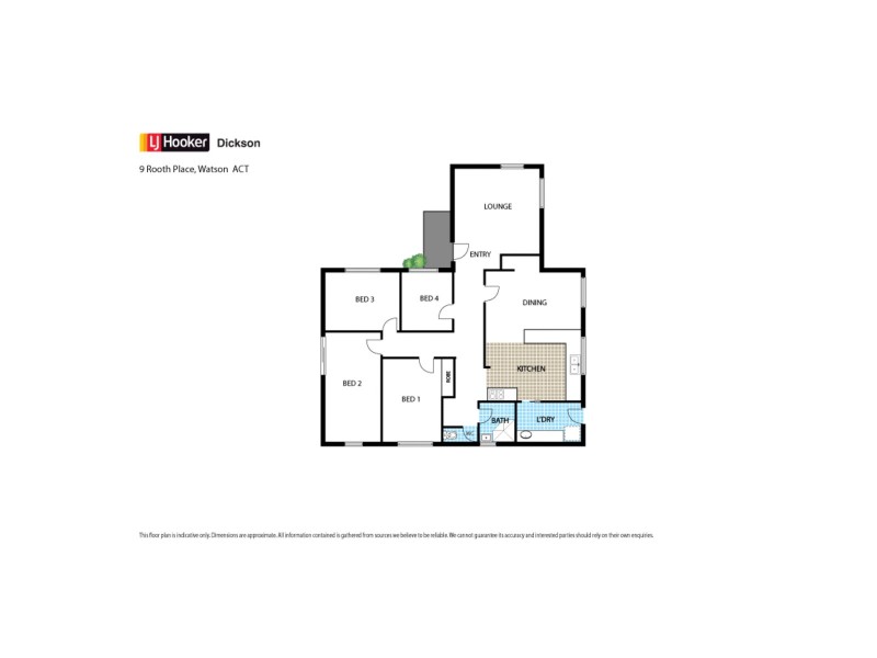 9 Rooth Place, Watson ACT 2602 Floorplan